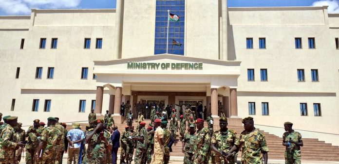 Launch of Eagle House Building (Ministry of Defense) at Bilpham the military headquarters. May, 23, 2019. Credit: Maura Ajak/CRN