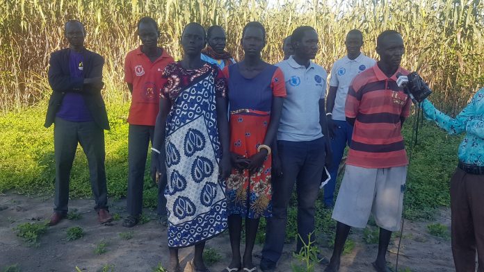 Farmers at Pariak Payam in Bor Town