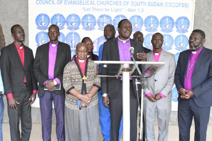 Photos of the Leaders of the Council of Evangelical Churches in South Sudan